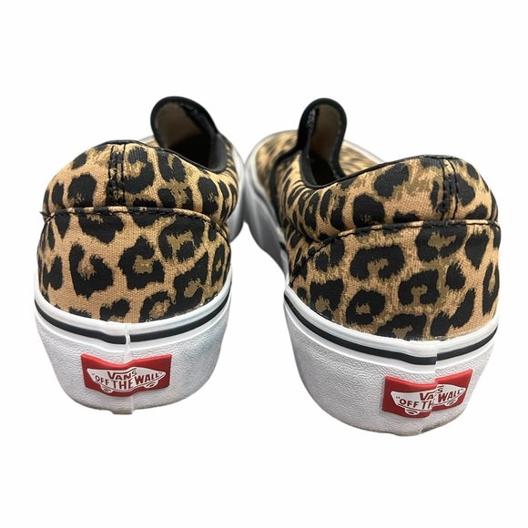 ‼️SOLD ‼️Vans Classic Slip-On Platform Leopard Print Sneakers - Picture 7 of 10